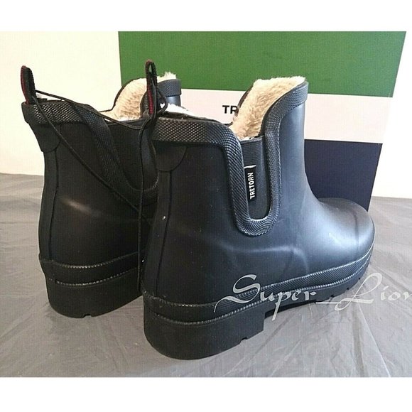 NEW Tretorn Lina Women's Chelsea Plush Lining Short Rain Boots - Picture 6 of 7